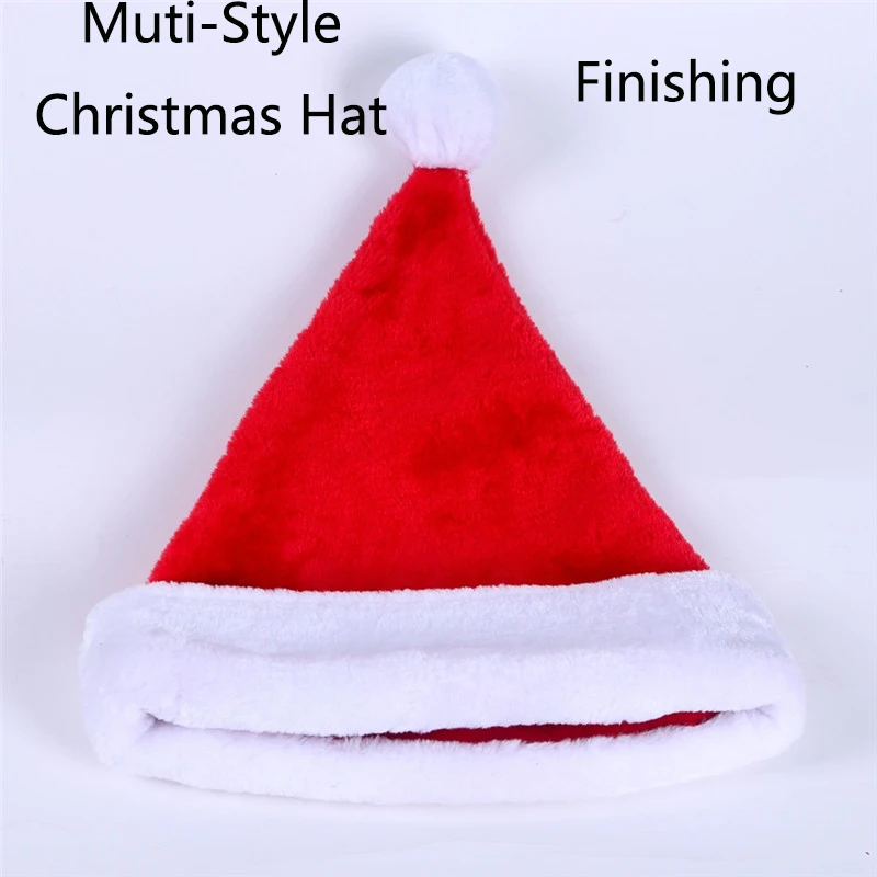 Забавные Санта Клаус Снеговик шапочки с узором мульти дизайн рождественские