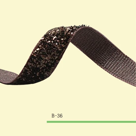 Лента на голову 3/4 дюйма металлическая бархатная лента коричневая Блестящая