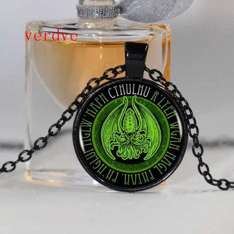 1 шт./лот модная подвеска Kraken Cthulhu и ожерелье с кабошоном винтажная длинная