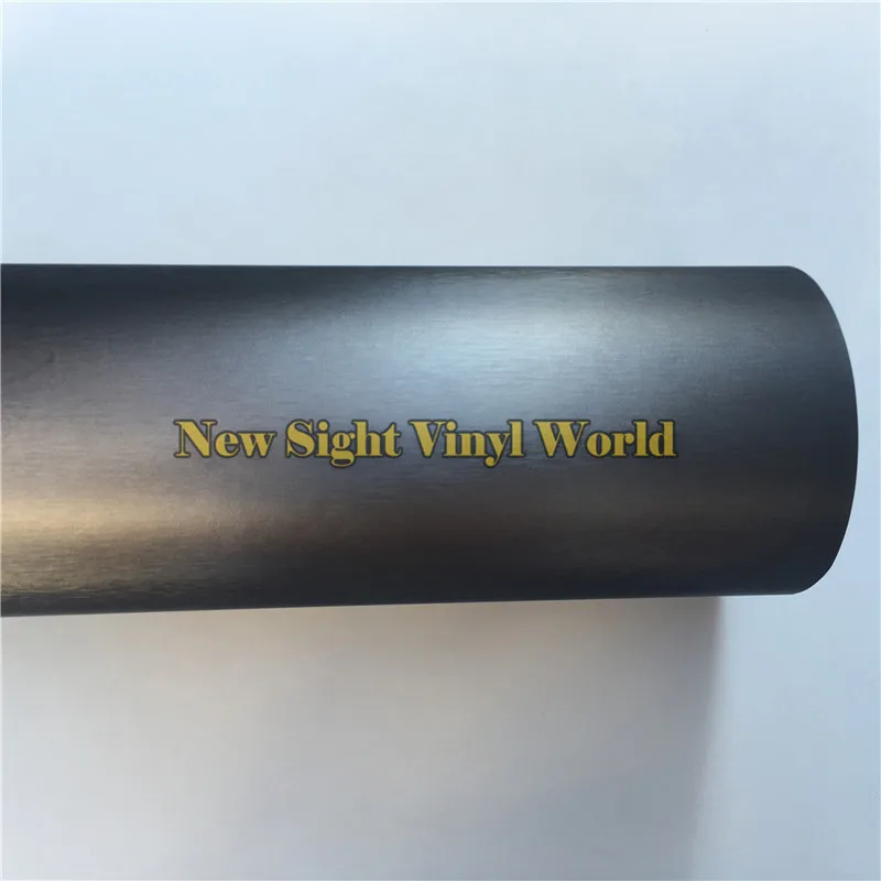 Высококачественная матовая серая хромированная металлическая виниловая