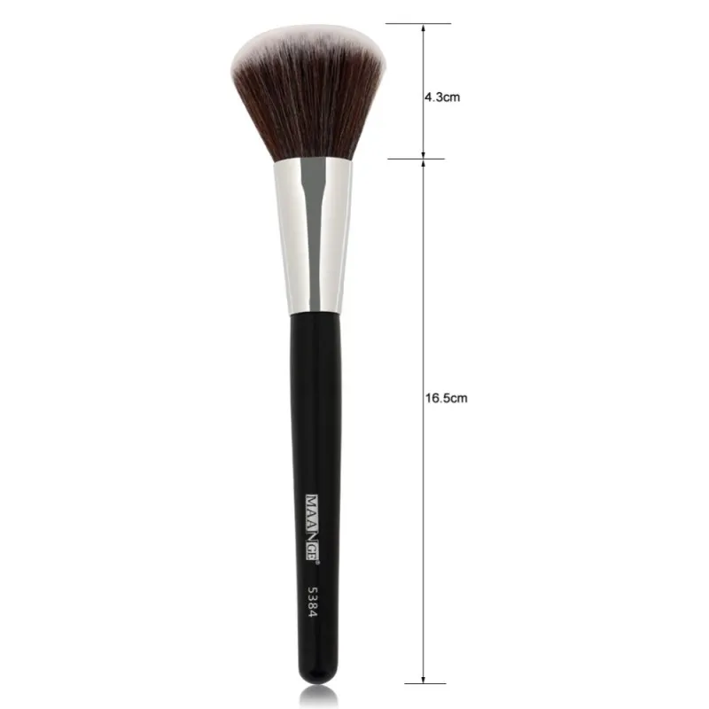 Soft Larg Angled Roud Blush Makeup Brush Face Cheek Contour Cosmetic Powder Foundation Oblique Angle Tip | Красота и здоровье
