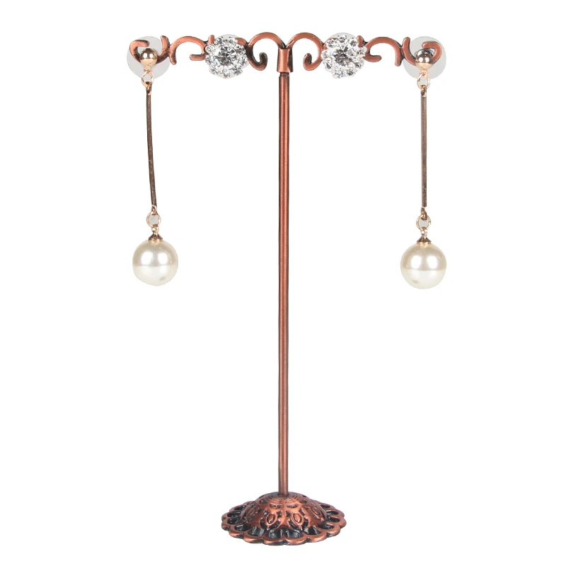 Металлический дисплей в форме распылителя для держателя сережек подставка