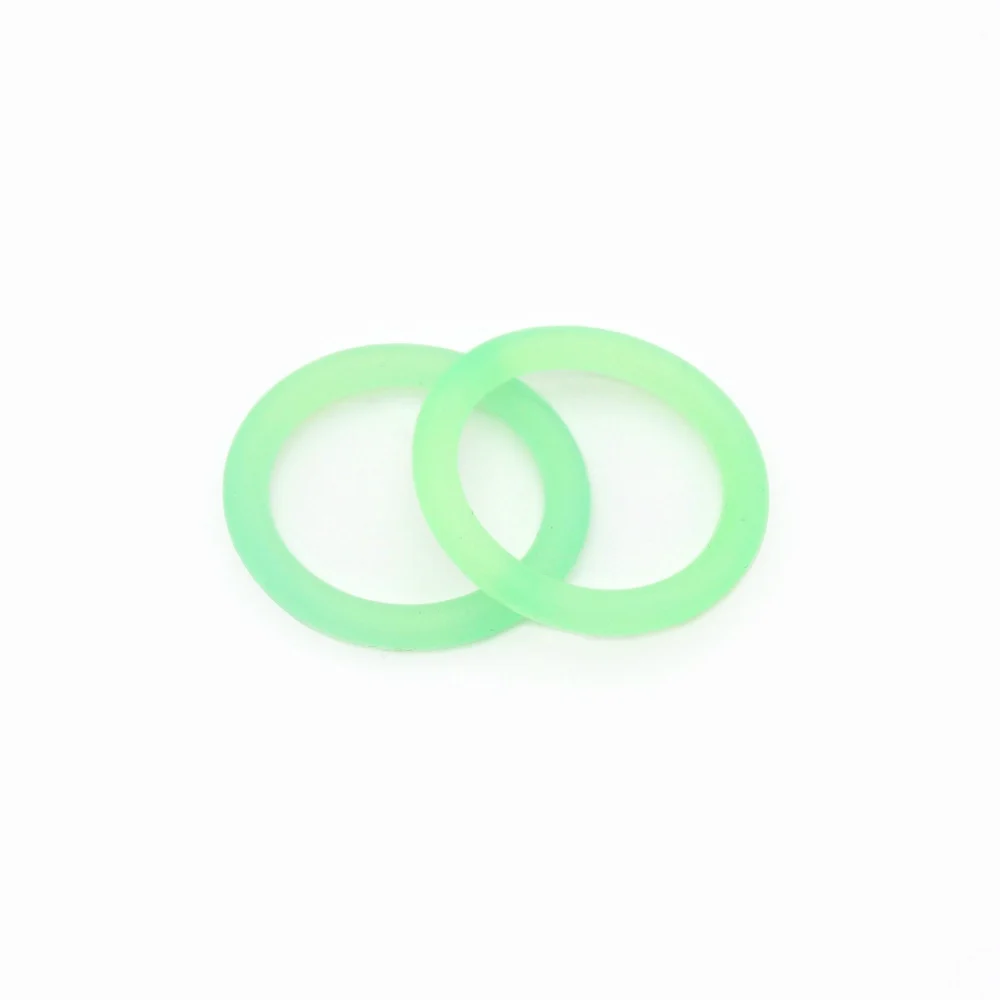 green Sutoyuen 50 шт. без БФА, силиконовый адаптер, уплотнительные кольца, Детские пустышки, MAM, пустышки, цепи, зажимы, держатель адаптера, уплотнительные кольца 14 цветов - Цвет: green