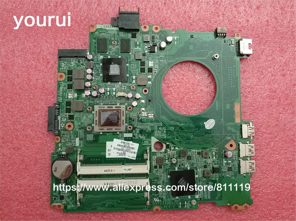 

yourui For Laptop Motherboard Fit For HP PAVILION 14Z-V000 NOTEBOOK PC 763554-001 763554-501 2G A10-5745M A76M