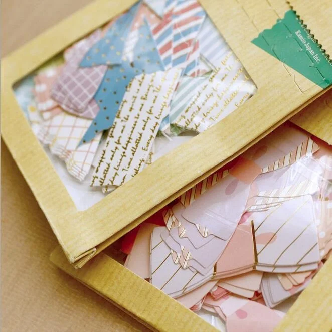 70 шт./упак. винтажная японская наклейка в форме жилета многофункциональная ПВХ