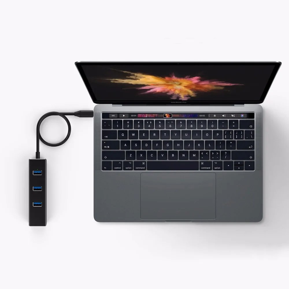 YUNCLOUD USB 3 0 концентратор типа C к Ethernet LAN RJ45 кабель адаптер Сетевая карта с портами