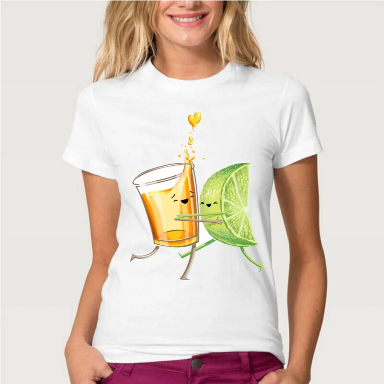 О образным вырезом животных Цветочный принт футболка каваи Camisa Mujer blusas