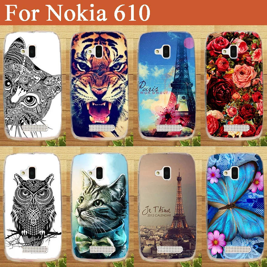 Новый Популярный чехол для Microsoft Nokia Lumia 610 N610 специальный роскошный дизайн nokia