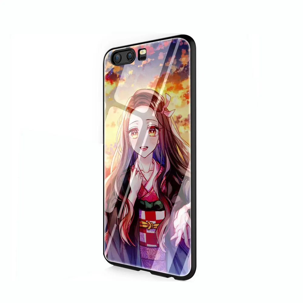 G5 Аниме Demon Slayer Kimetsu no Yaiba закаленное стекло чехол для телефона huawei mate P 10 20 30 Lite Pro Y9 Honor 8X 7A - Цвет: G5
