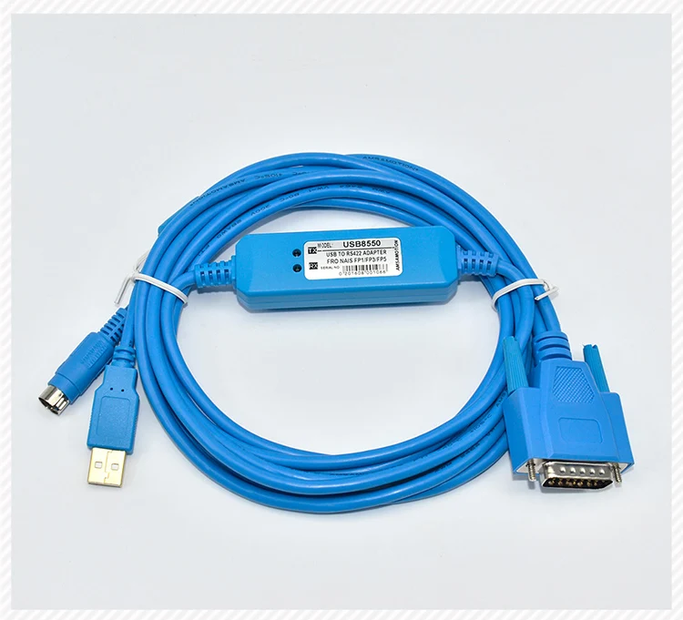 Кабель программируемый USB8550 USB-AFP8550 для Panasonic Nais FP1 FP3 FP5 PLC USB к RS422 DB15 MD8 двойные