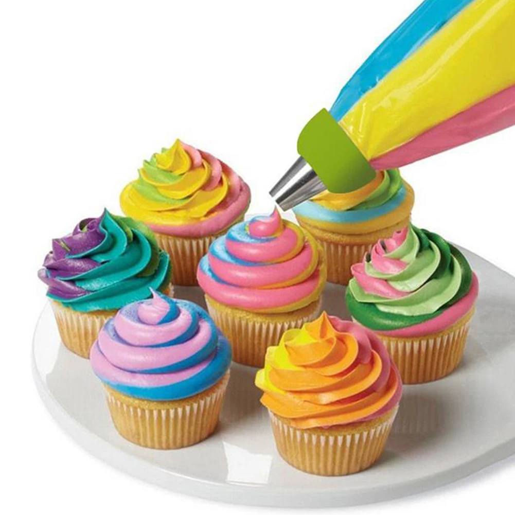 Cupcake инструмент для украшения 3 отверстия цвета крем насадка кондитерского мешка