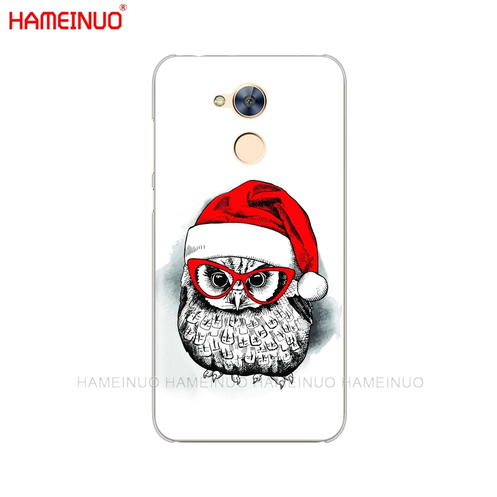 HAMEINUO милый сова Рождество Зима год чехол для телефона huawei Honor 10 V10 4A 5A 6A 7A 6C 6X7X8 9 LITE - Цвет: 43256