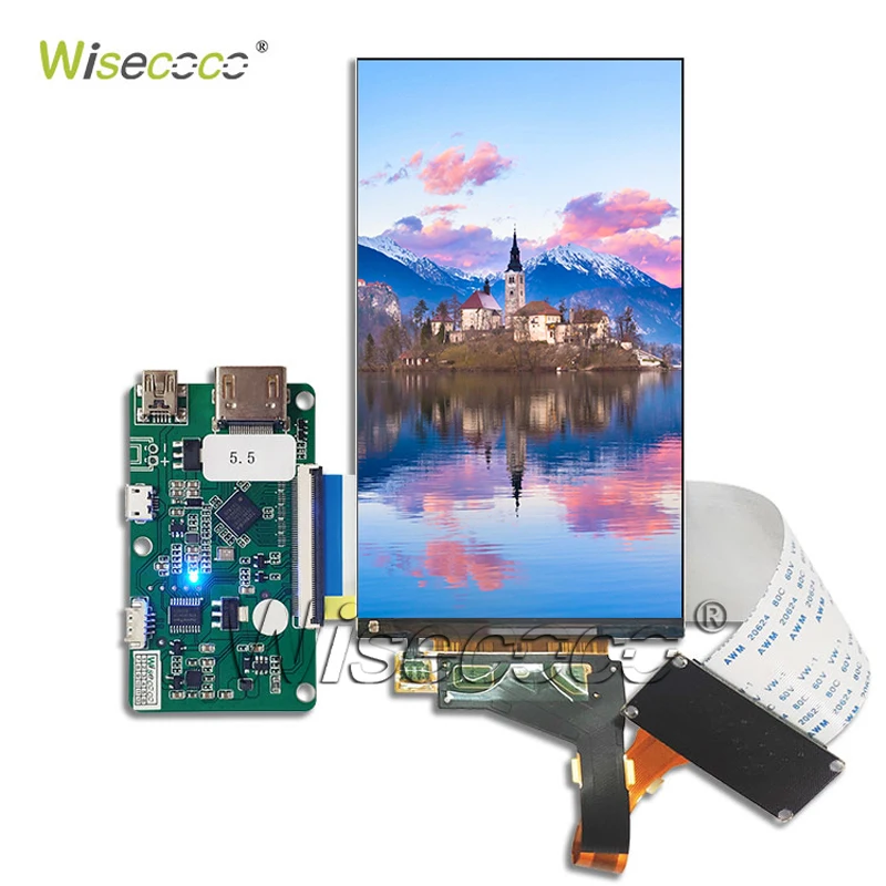 5,5 дюймов 2K ips ЖК-дисплей+ HDMI к MIPI меньшая плата контроллера экономит место LS055R1SX04 для Wanhao D7
