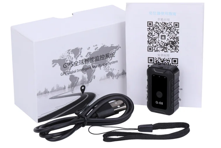 Мощный Магнитный умный GPS Трекер G68 + GSM GPRS LBS WIFI многопозиционный SOS