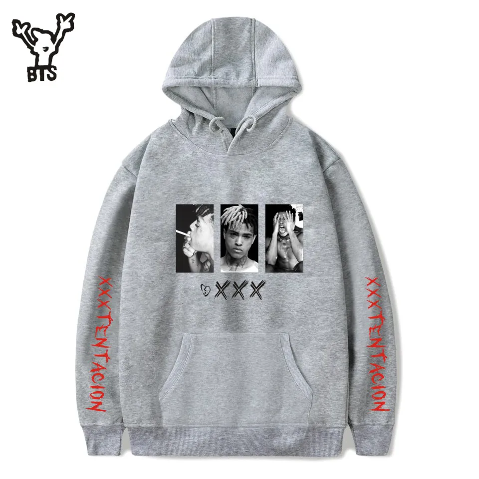 Толстовки в стиле хип-хоп, толстовки, теплые, рапер XXXTentacion Harajuku, мужские, крутые, певицы, повседневные, с принтом, Осенние, размера плюс 4XL, толстовки