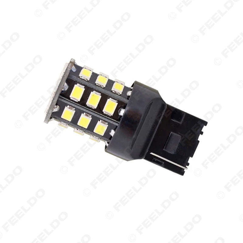 FEELDO 2 шт. T20 7440 33LED 2835smd автомобильные тормозные парковочные огни поворотные