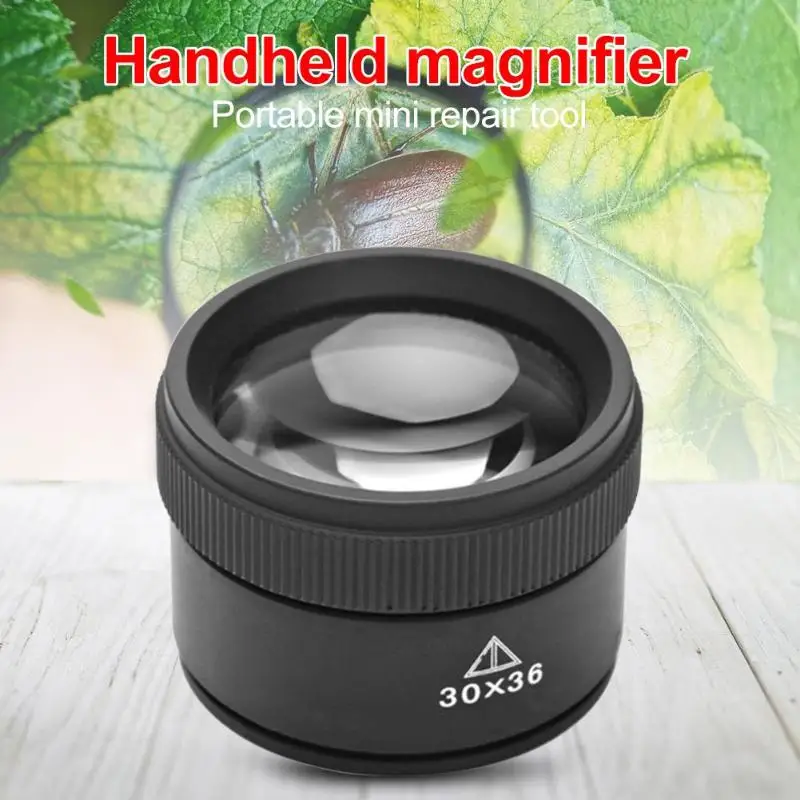 30X Monocular Magnifying Glass Portable Mini Loupe Lens Jewely Magnifier HD Handheld Reading Map Newspaper | Инструменты