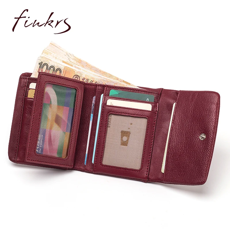 Новинка 2017 года - женский кошелек из натуральной кожи овечьей кожи с короткой сумкой для кредитных карт и держателями. Бесплатная доставка.