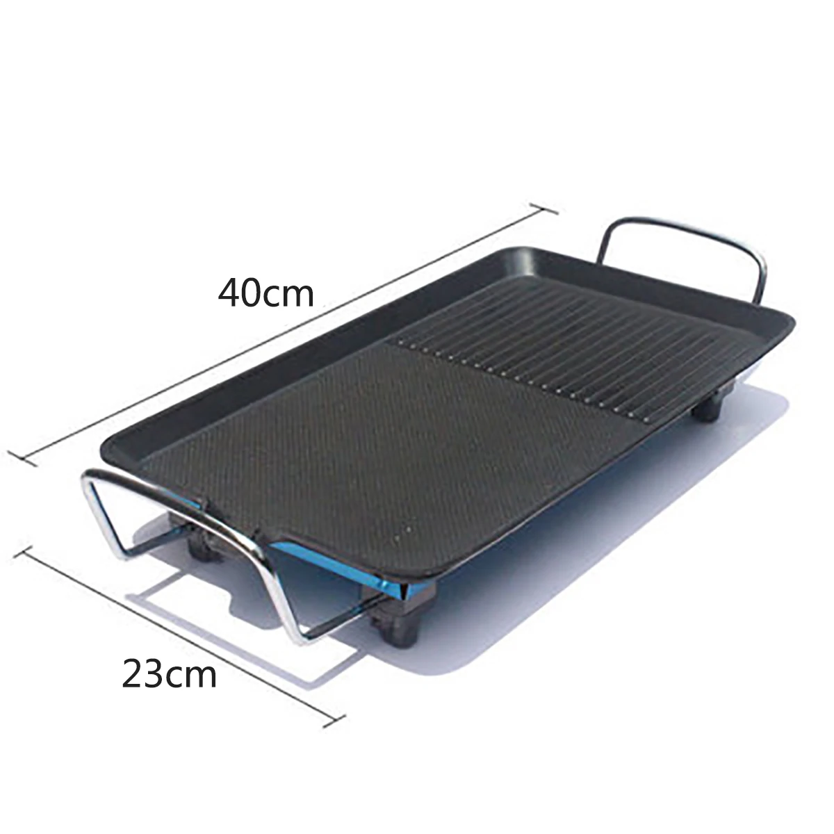 Кухонный Электрический гриль для барбекю 220V 1500W EU Teppanyaki с антипригарным покрытием, плита с регулируемой температурой, невероятно Универсальная