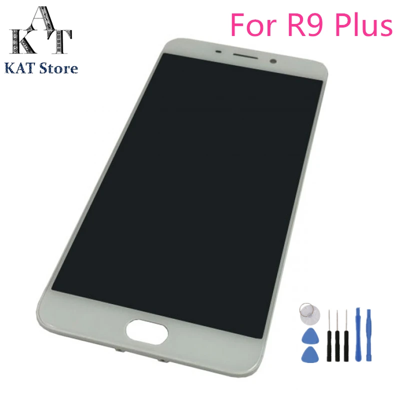 ЖК дисплей 6 0 дюйма с сенсорным экраном для Oppo R9 Plus дигитайзер в сборе рамкой