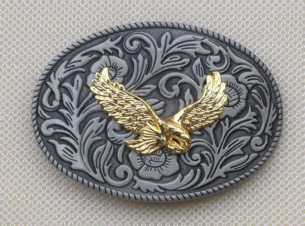 Цветок с орлом cowboys ременная пряжка|flower belt buckle|flower buckleflower buckle |