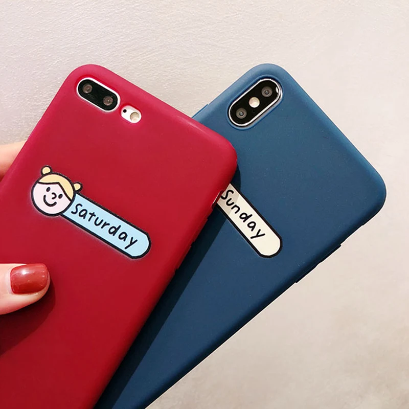 Чехол для телефона GlamPhoneCase с милым рисунком мальчиков и девочек iPhone XS Max XR X 8 plus 7 6/6