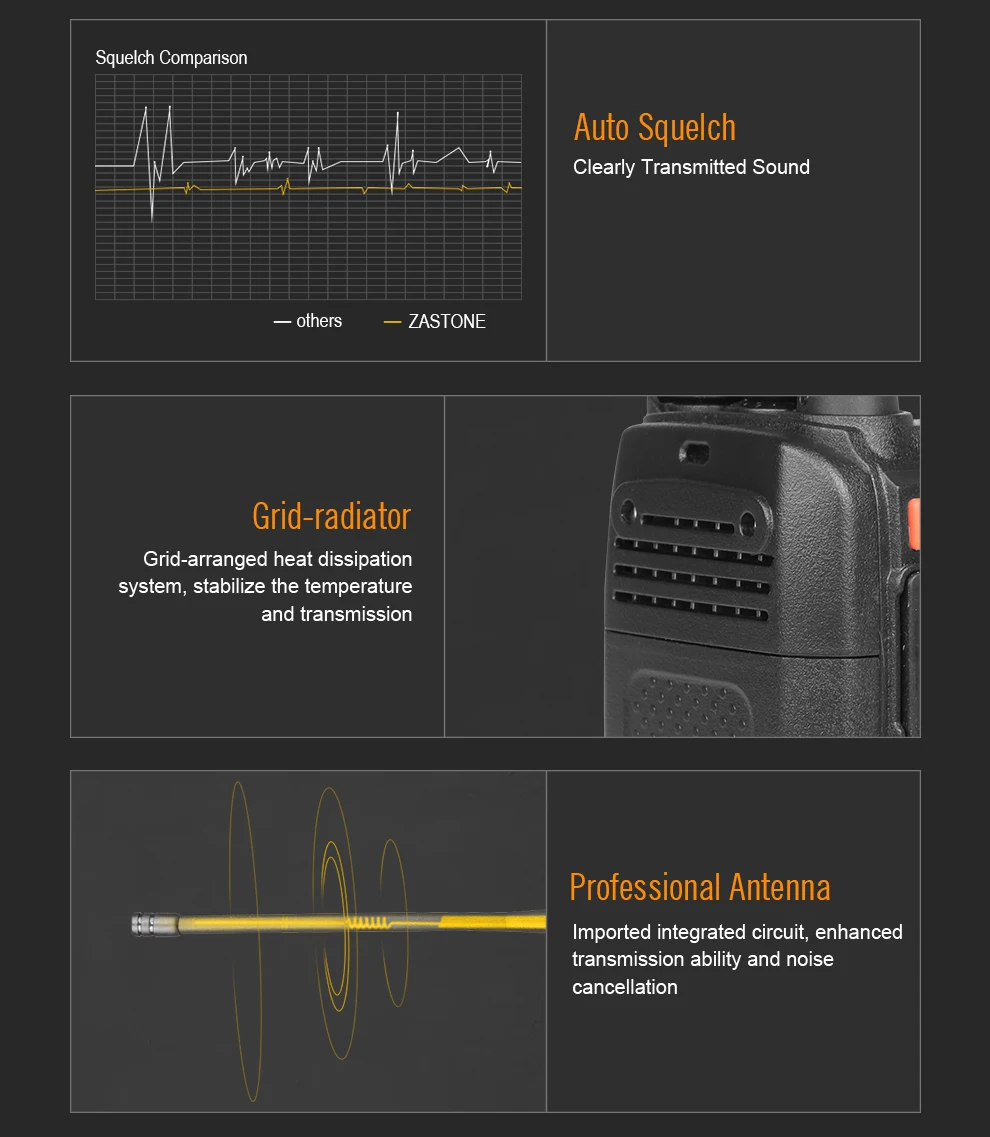 Zastone A9 Walkie Talkie 10 Вт UHF 400-480 МГц большой диапазон высокой мощности двухстороннее радио Охота радио коммуникатор портативный приемопередатчик