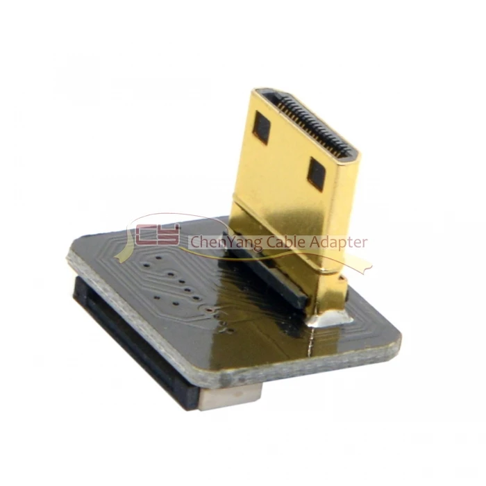 10 шт./CYFPV Mini HDMI Type C Штекерный разъем под углом 90 градусов для FPV HDTV мультикоптера