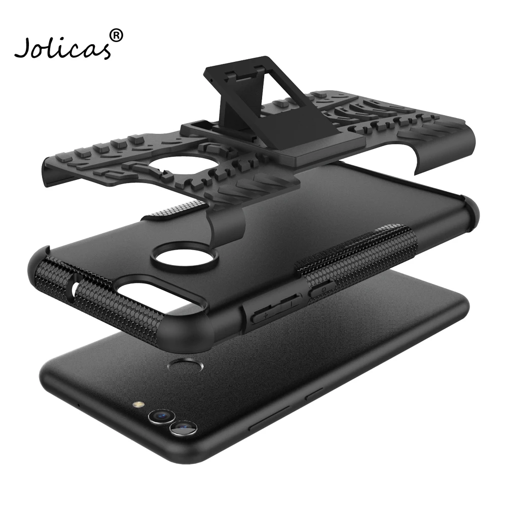 Для Huawei P Smart Case Cover Heavy Duty Armor тонкий жесткий резиновый чехол силиконовый для
