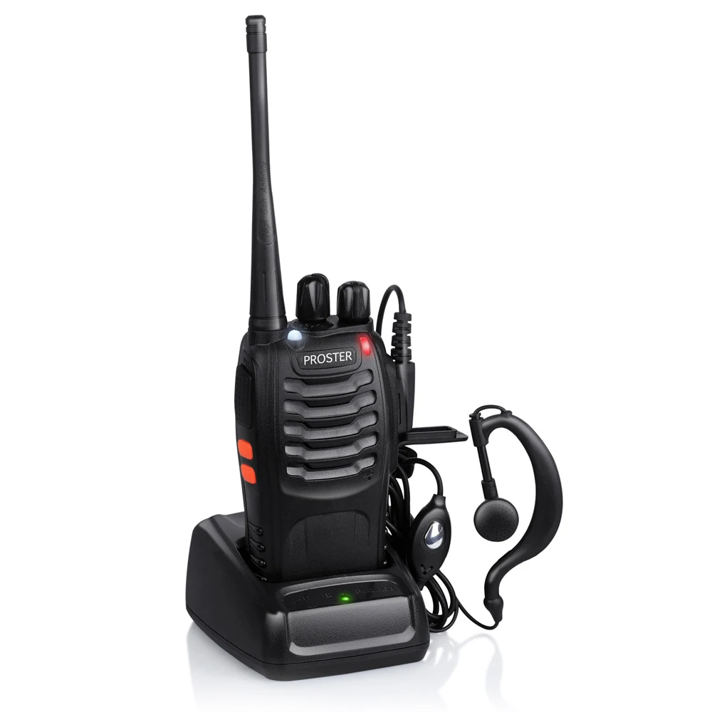 LiNKFOR один шт Перезаряжаемые иди и болтай Walkie Talkie 16 Каналы BF-888S UHF 400-470 МГц (только