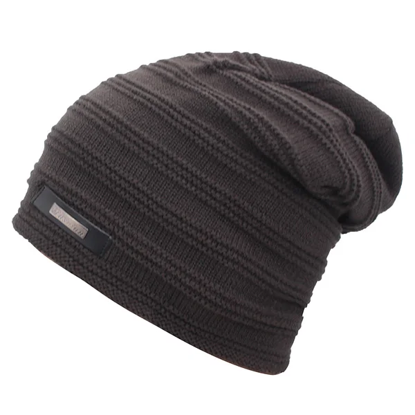 gray Бренд YOUBOME, Skullies Beanies, женские зимние шапки для мужчин, вязаная шапка, мужская шапка, капот, теплая шапка с мехом, черная зимняя шапка, шапка - Цвет: gray