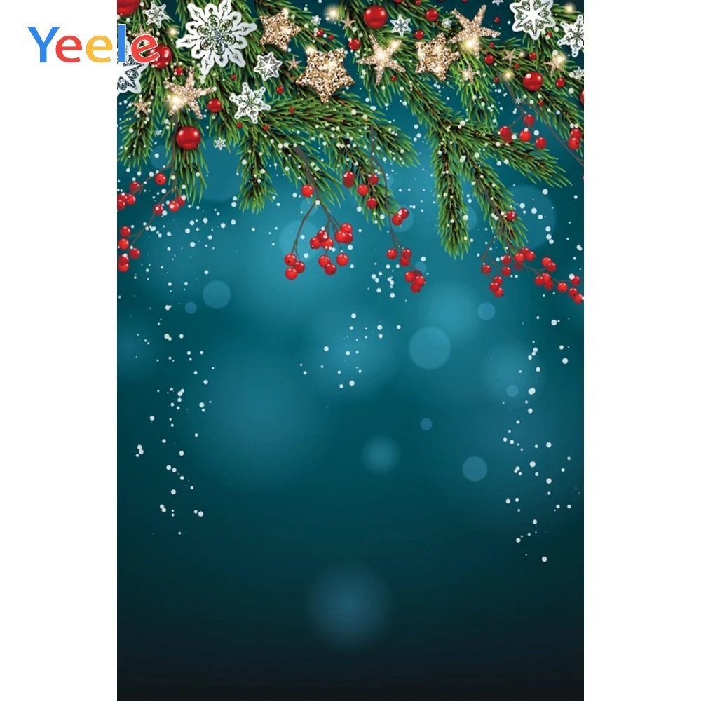 Рождественские декоративные фоны Yeele для фотосъемки с изображением опавшего