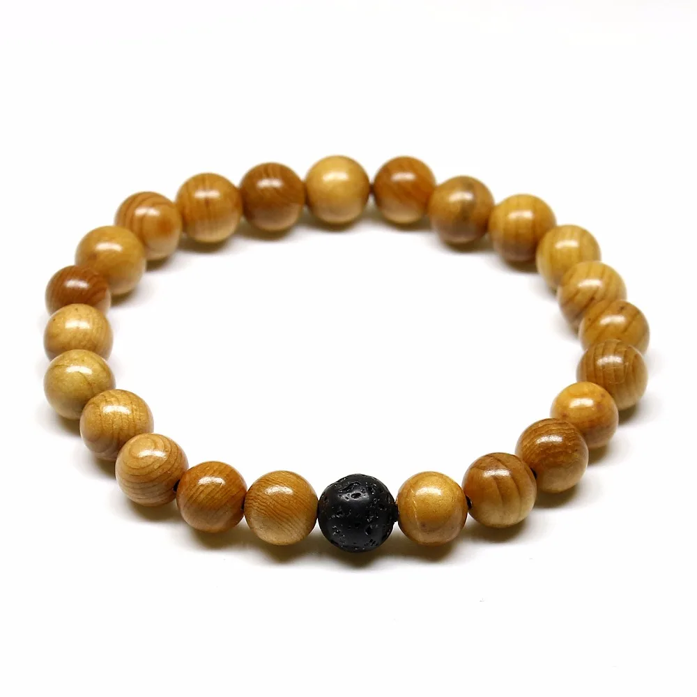 Браслеты из натуральных деревянных бусин тибетские буддистские четки Мала