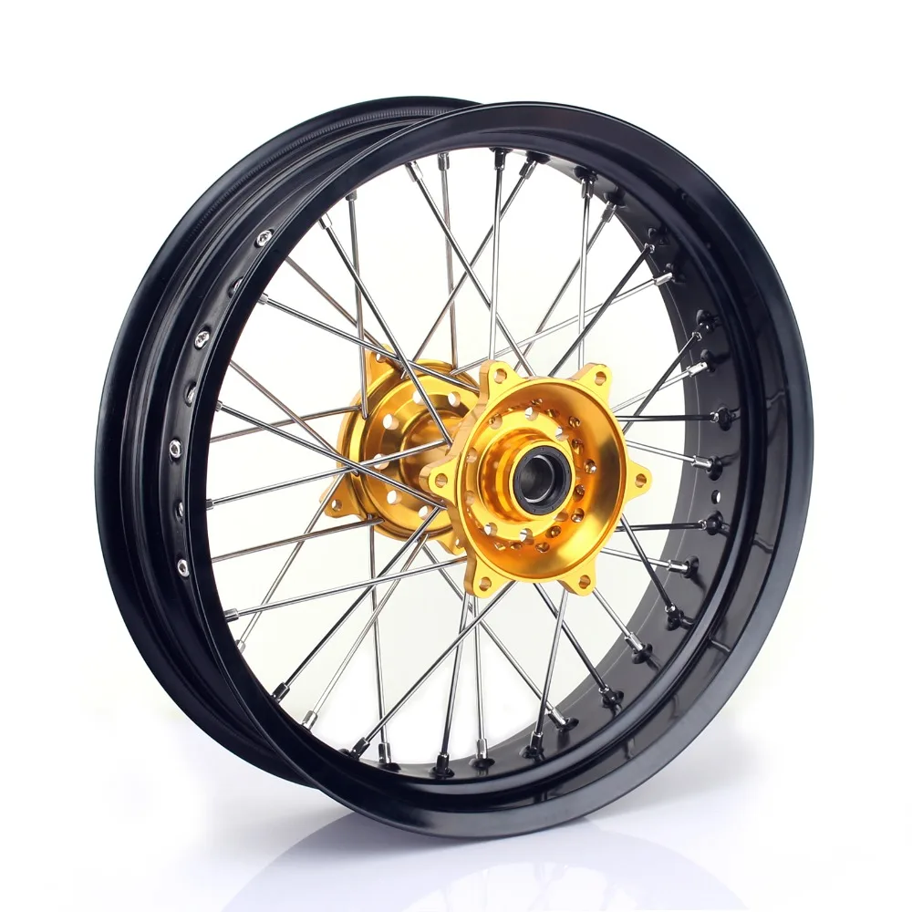 BIKINGBOY для SUZUKI RMZ450 2005 2006 2007 2016 RMZ 250 07 08 09 10 11 12 16 3 5*17 &quotMX Supermoto передний обод колеса