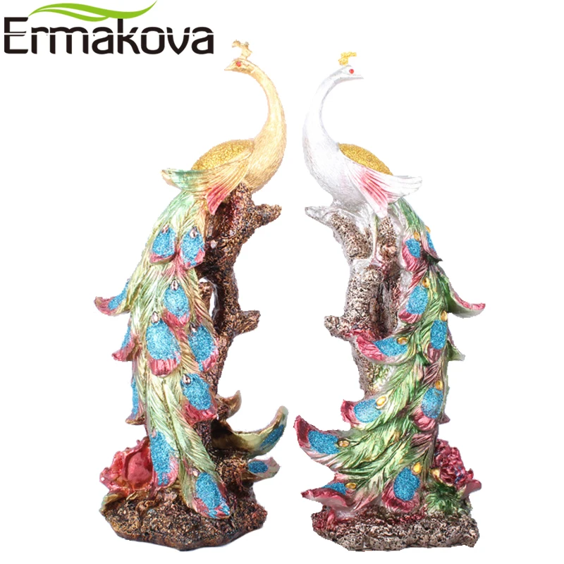 Ермакова 42 см (16 5 &quot) высота статуя Феникса из смолы красочная птица чудо-Феникс
