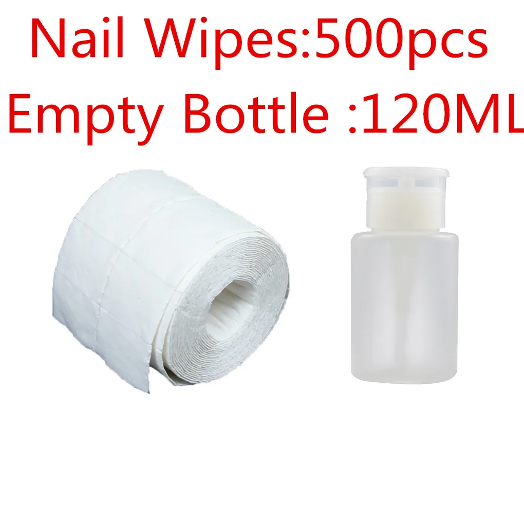 1pc 500 шт или 300 шт/рулон белый лак для ногтей гель Очищающие Салфетки Для ногтей советы для маникюра очистка хлопчатобумажные салфетки колодки бумажный коврик - Цвет: 1pc