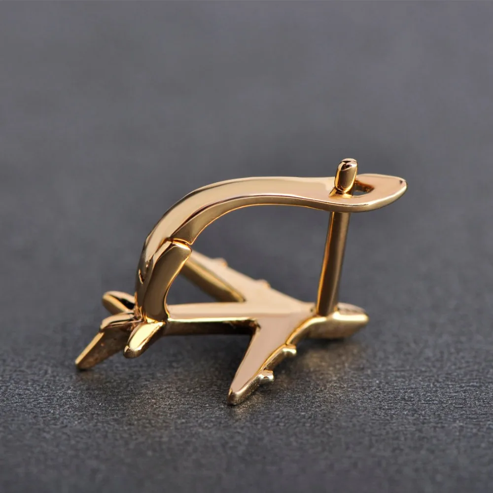Dazz Enamel Airplane Shape Earrings For Women Girls Gold Color D Hooks Aircraft Plane Stud Earring Harajuku Copper Ear Brincos | Украшения
