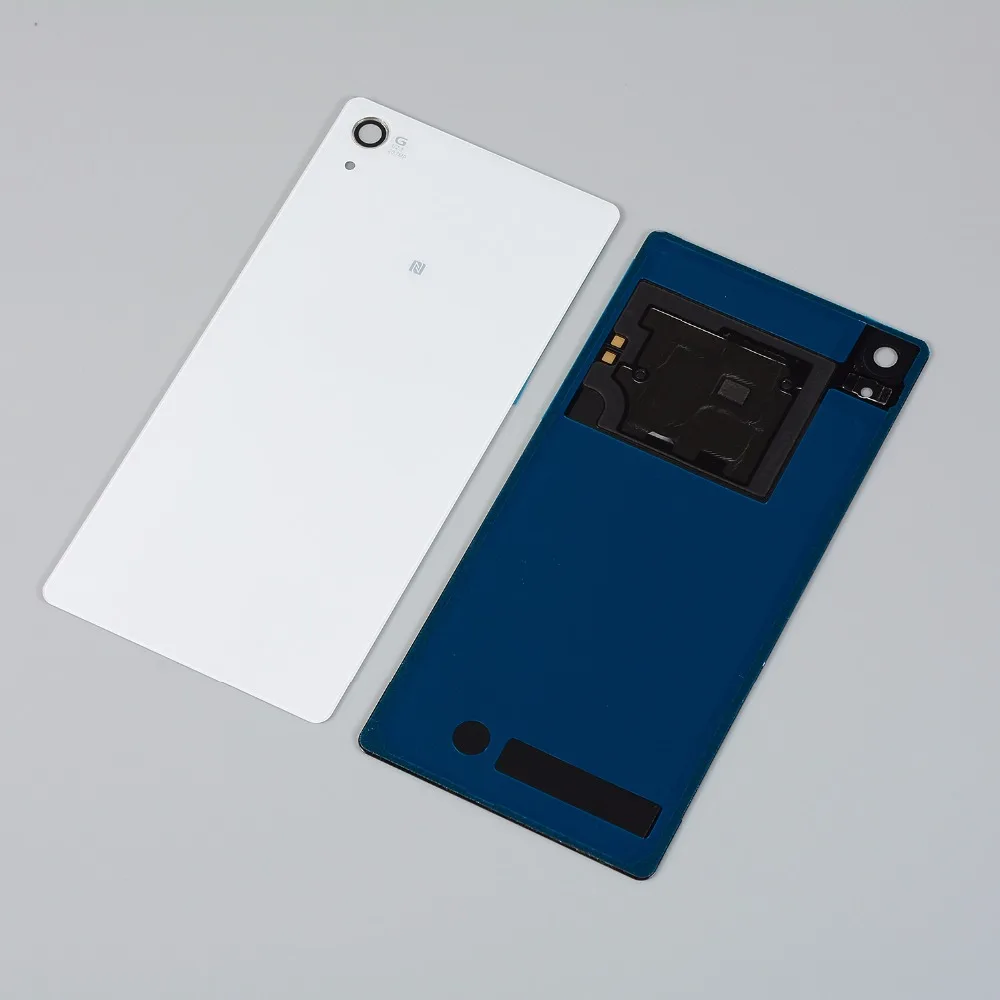 Для sony Xperia Z2 D6543 L50W D6502 D6503 стеклянный корпус с NFC наклейкой крышка батареи задняя дверь Чехол