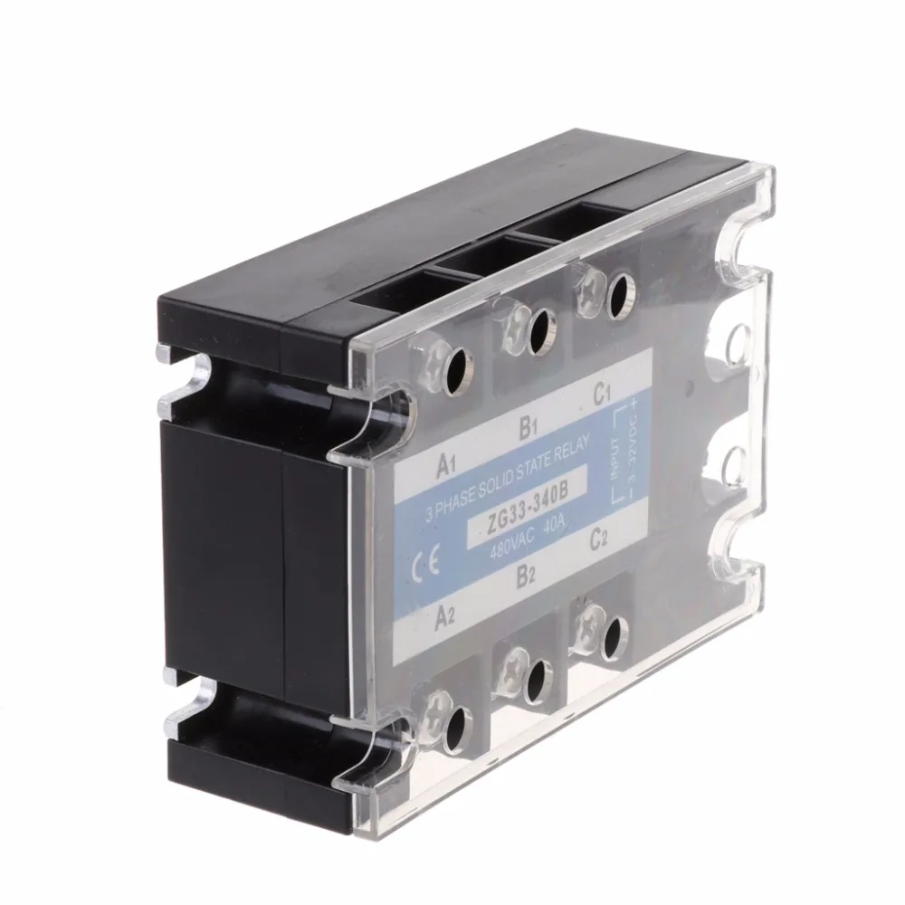 ZG33 340B 40A DC контроль AC трехфазный твердотельный релейный модуль SSR|Реле| |