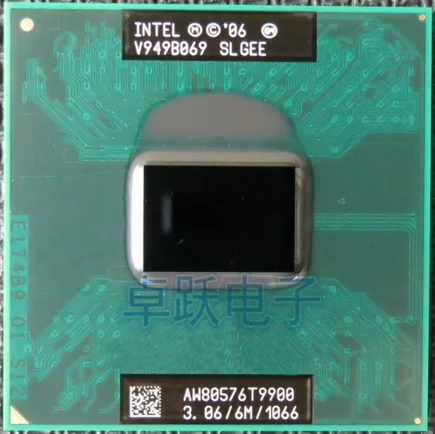 Процессор intel Core 2 Duo T9900 процессор 6 Мб кэш/3 06 ГГц/1066/двухъядерный 479 t9600 p9600 GM45 PM45