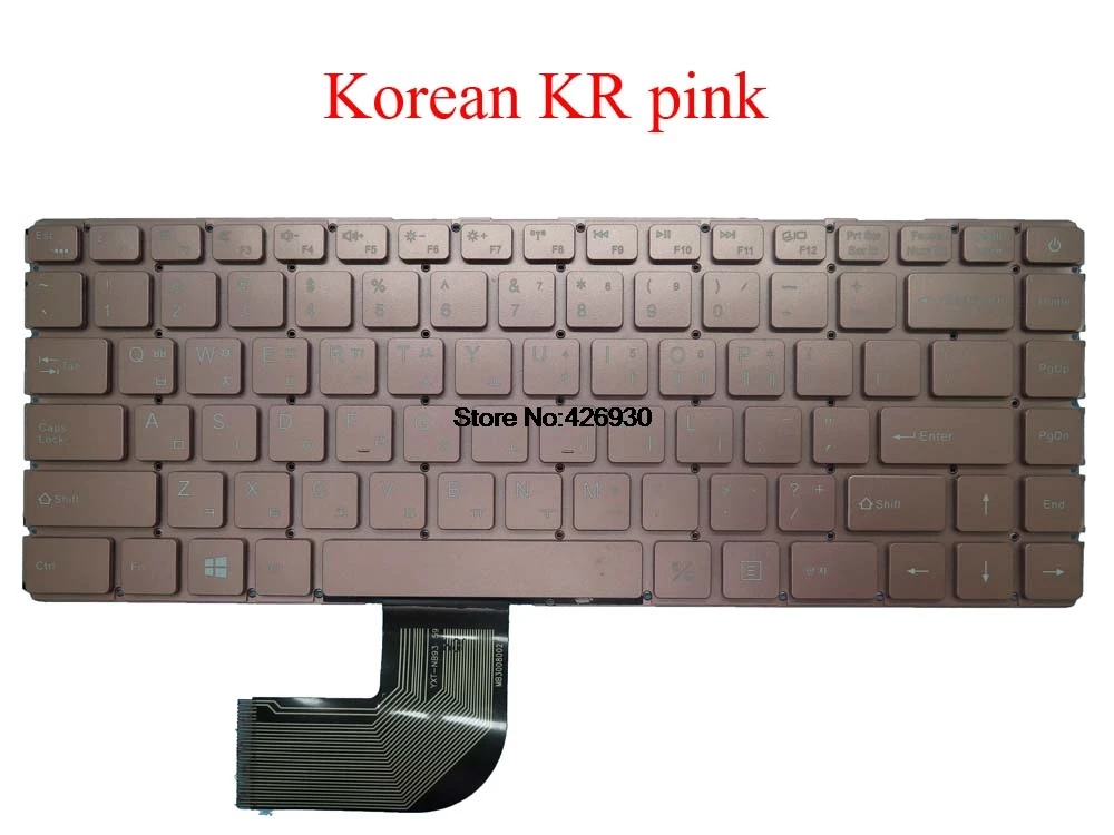 Korean KR pink Ноутбук US CZ KR электронная клавиатура для chuwi для Lapbook Air 14 CWI529 14,1 YXT-NB93-59 MB3008002 английский Чешский корейский Итальянский - Цвет: Korean KR pink