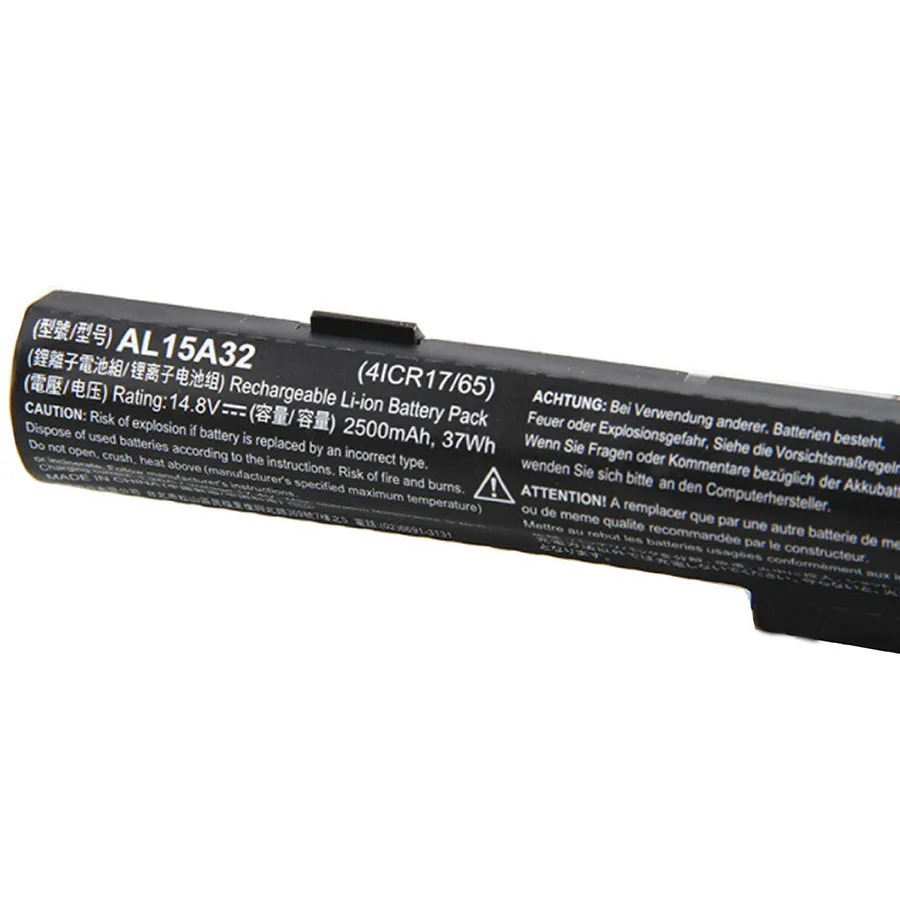 ApexWay AL15A32 AL15A32 4ICR17/65 Батарея для acer E5-422G E5-472 E5-473 E5-522 E5-532 E5-532T E5-573 E5-722 ES1-420 V3-574TG