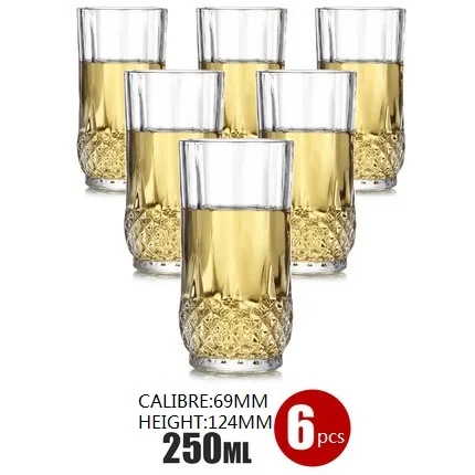 Oussirro 6/12/набор Grande Bling Диаманте Vinho ccrystal Chumbo-Alta Capacidade livre виски XO коктейльное для водки, пива посуда для напитков - Цвет: B03