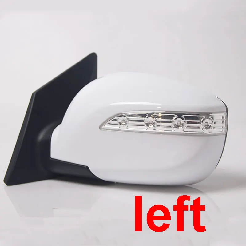 left side 1 шт 7 нитей для hyundai Ix35 10-17 боковое зеркало Зеркало заднего вида в сборе внешние зеркальные линзы с электроприводом складывания - Цвет: left side