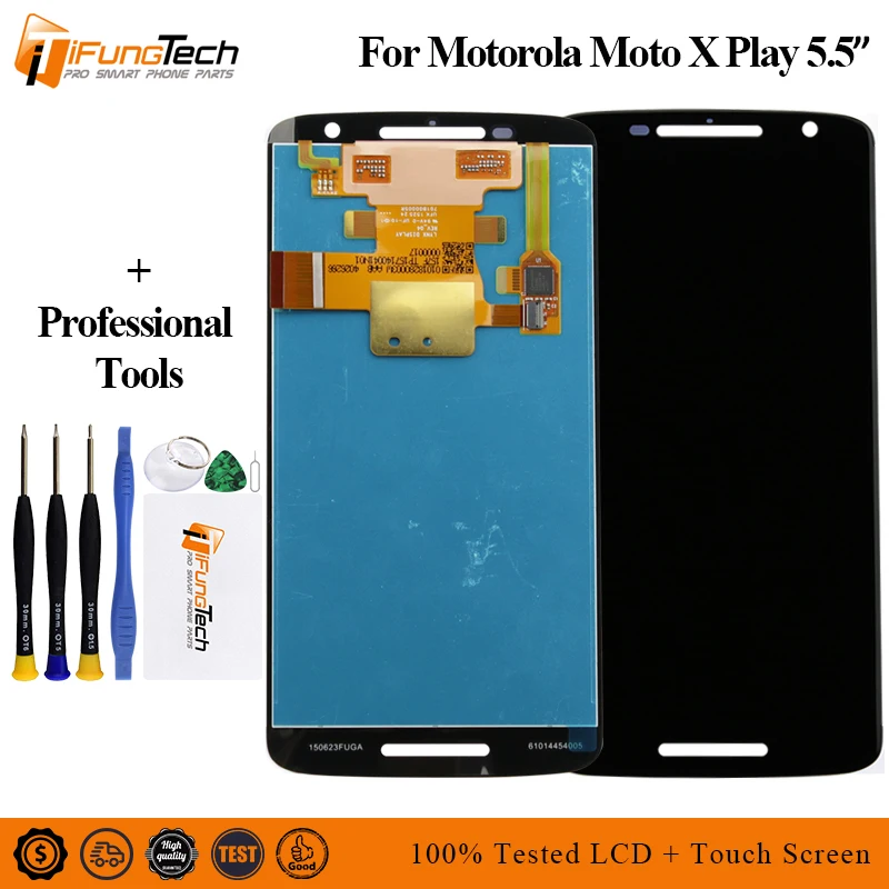 Оригинальный ЖК экран для Motorola MOTO X play LCD XT1561 XT1562 XT1563 дисплей с сенсорным экраном и