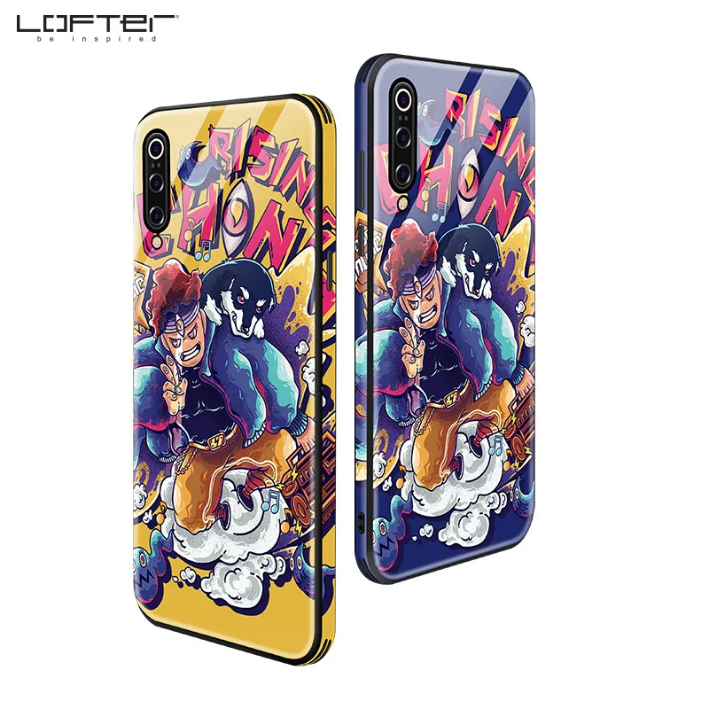 Lofter стеклянный чехол для Xiaomi mi 9 Mi9 в китайском стиле закаленное стекло