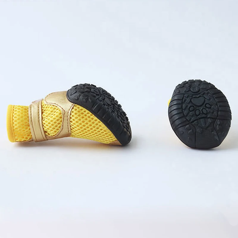 LAPLADOG 4 шт./лот обувь для больших собак Нескользящие дышащие ботинки 30 кг 2 цвета на