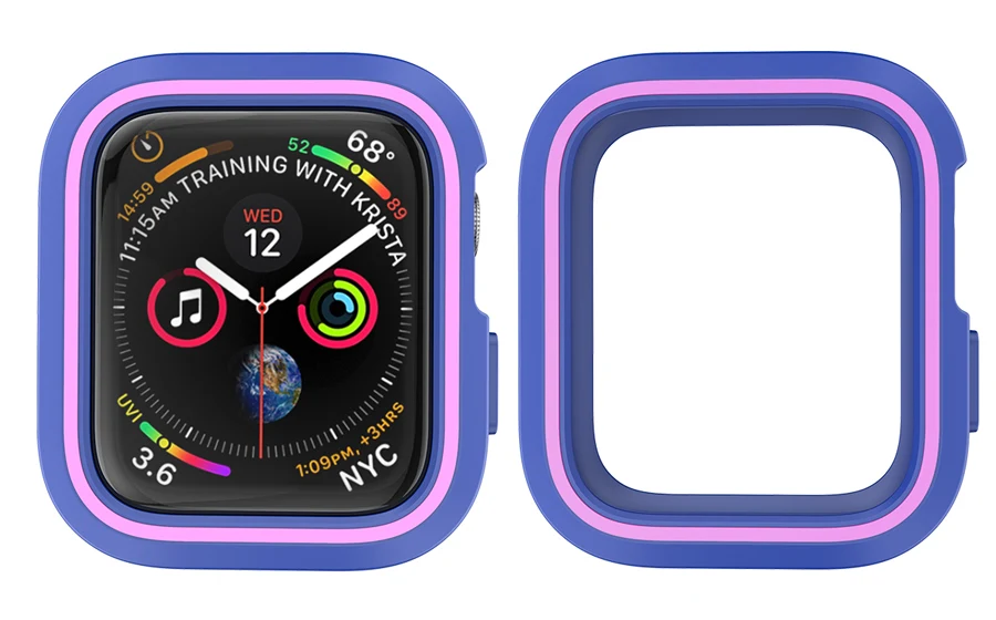 Ithuriel для Apple Watch 4 3 чехол Универсальный защитный чехол s для iwatch серии 4 серии 3 Чехол Мягкий тонкий 44 мм 40 мм 42 мм 38 мм