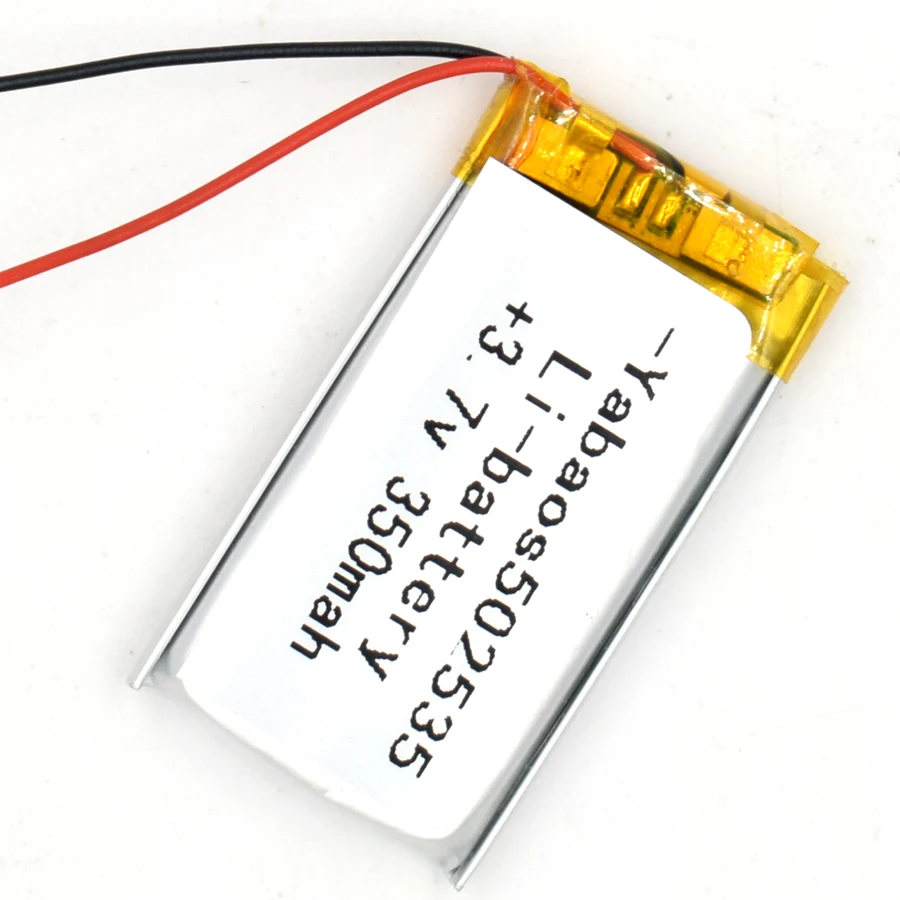 3 7 V 350 mAh 502035li-полимерная перезаряжаемая батарея Li Po ion LI для GPS Bluetooth MP3 MP4 052035 |