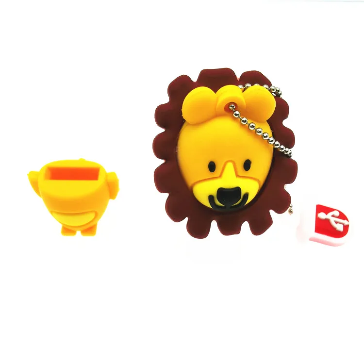 Хит продаж USB флеш накопитель с изображением Льва 4 ГБ 8 16 32 64 ГБ|USB флэш-накопители|